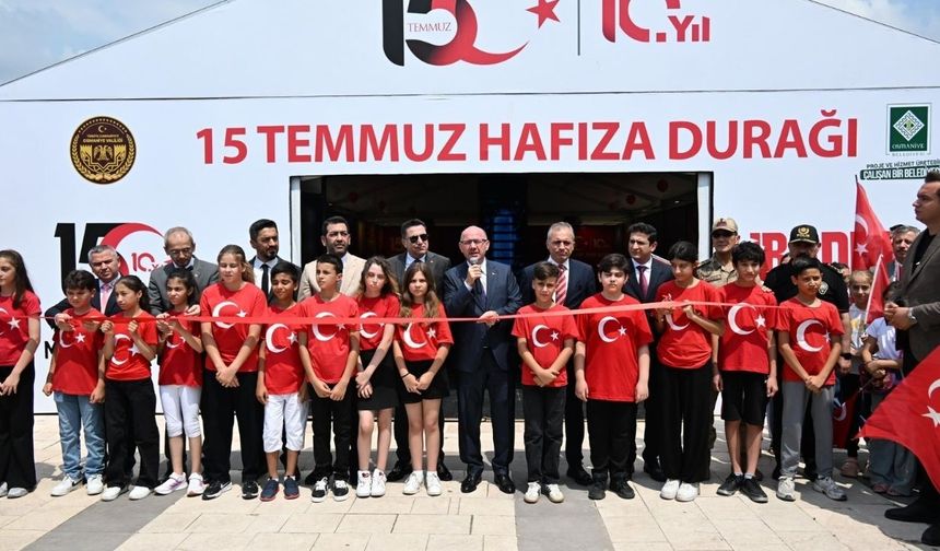 Osmaniye'de Dijital Dönem! 15 Temmuz Hafıza Durağı Açıldı