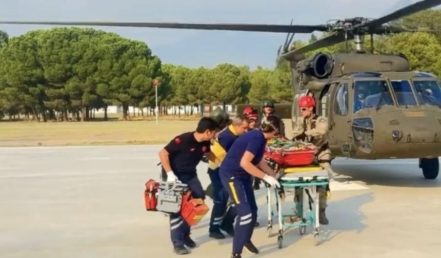 Osmaniye'de Kanyon Faciası! Sarısu Şelalesi'nde Askeri Helikopterli Kurtarma
