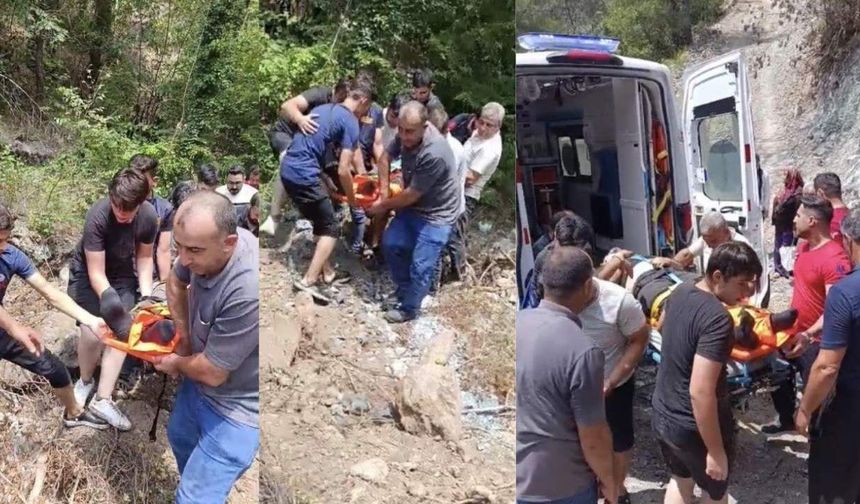 Osmaniye'de Metrelerce Aşağı Düşen İşçi Ölümden Döndü!