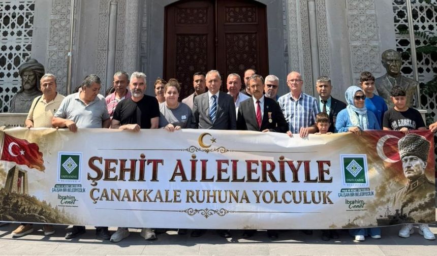 Osmaniye’den Kültür Turuna Çıkan Şehit Yakınları ve Gazilerden Başkan Çenet’e Teşekkür Ziyareti