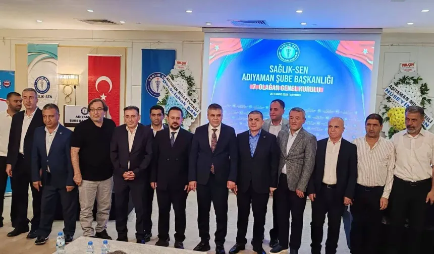 Osmaniye'den Adıyaman'a Güçlü Destek! Sağlık-Sen Kongresine Yoğun Katılım