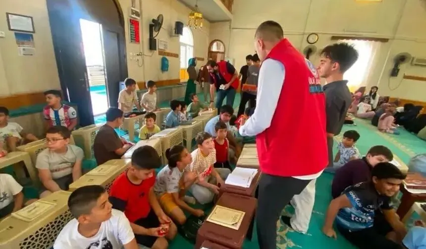 Ülkü Ocakları Osmaniye'den Yaz Kur'an Kursu Öğrencilerine Ziyaret