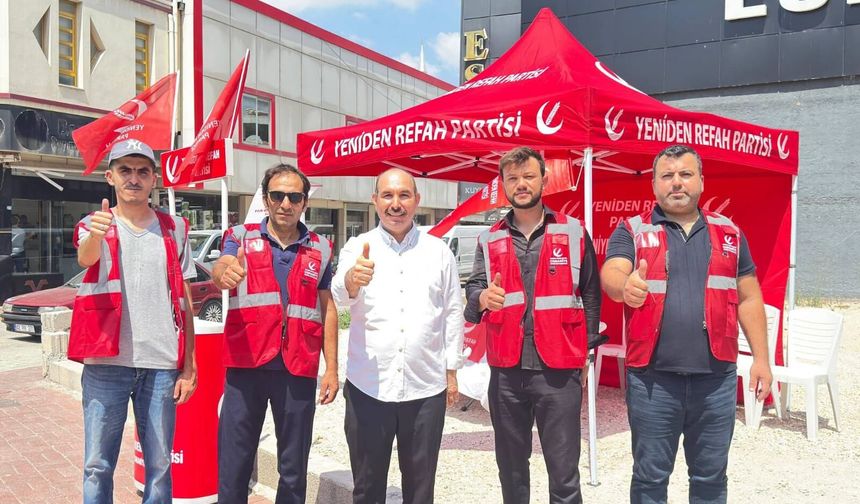 Yeniden Refah Partisi Osmaniye'de Vatandaşlarla Buluştu