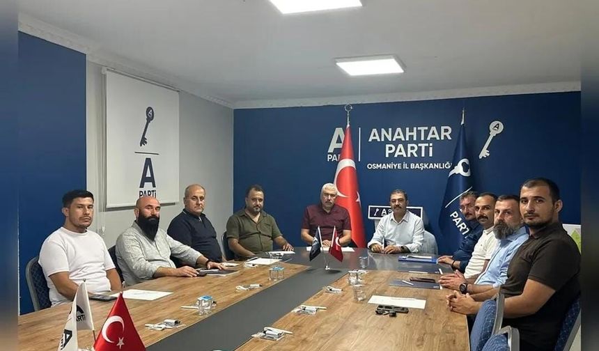 Anahtar Parti Osmaniye Teşkilatında Toplantı
