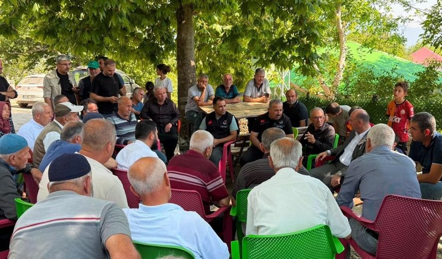 "Devlet Her Zaman Yanınızda" Vali Serdengeçti Küllü Köyü'nde