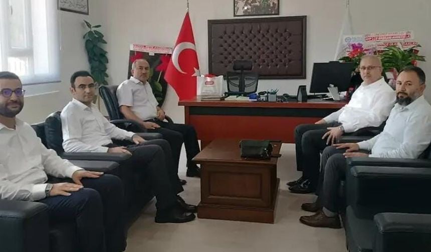 İl Müftüsü Taşçı’dan Bahçe İlçe Müftüsü Düger’e Hayırlı Olsun Ziyareti