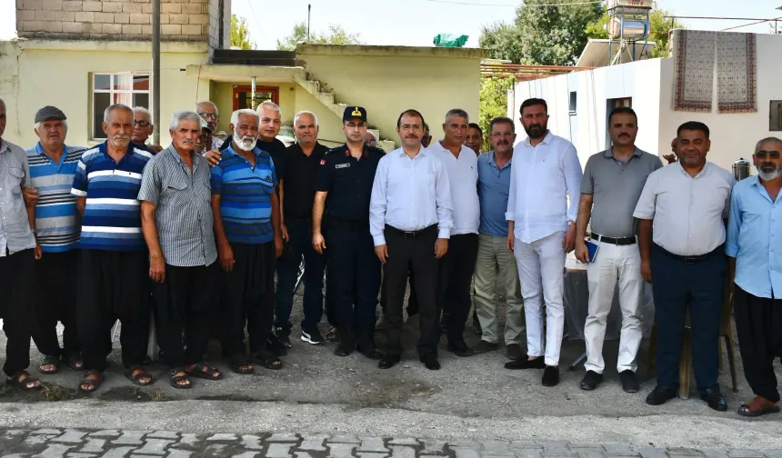 Kadirli'de Köy Mesaisi! Kaymakam Dolu Sorunları Yerinde Dinledi