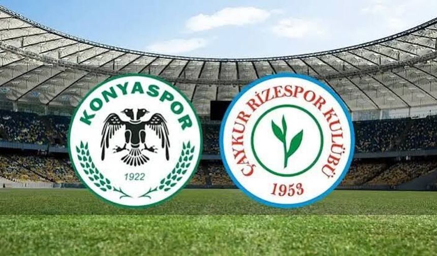 Konyaspor - Çaykur Rizespor Maçı Ne Zaman, Saat Kaçta, Hangi Kanalda, Nereden İzlenir, ilk 11'ler, Muhtemel 11'ler