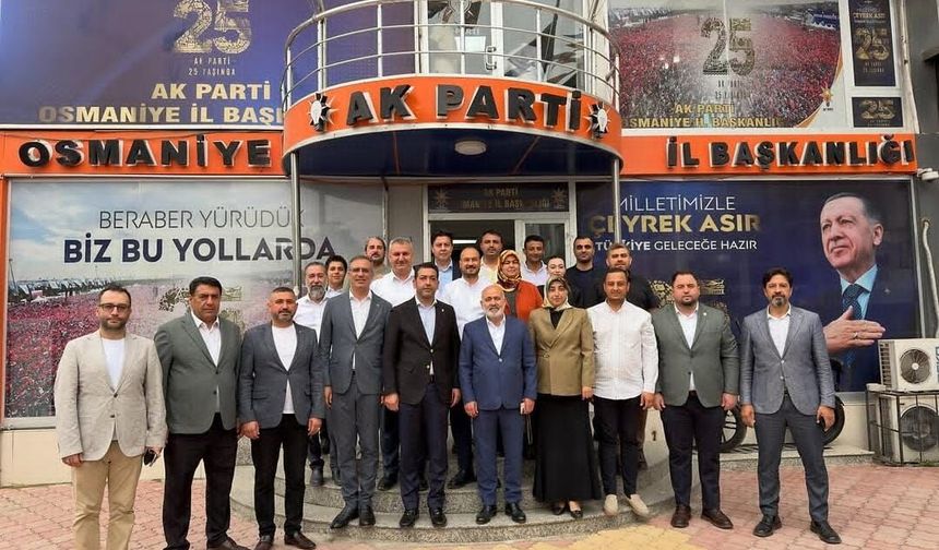 Mehmet Sağlam’dan AK Parti Osmaniye’ye Ziyaret