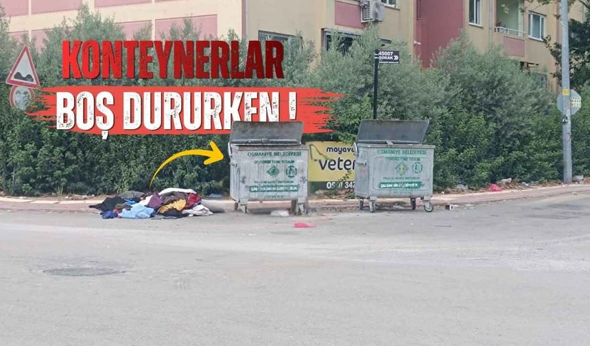 Osmaniye'de Temizlik İşçilerini Çileden Çıkaran Manzara