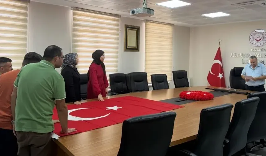 Osmaniye’de Asli Memurluk Sevinci