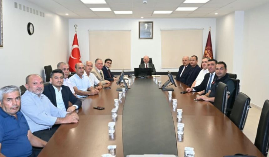 Sumbas OSB Müteşebbis Heyet Toplantısı Vali Serdengeçti Başkanlığında Yapıldı