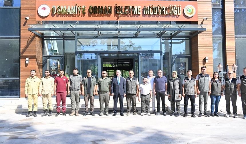 Vali Mehmet Fatih Serdengeçti’den Orman İşletme Müdürlüğüne Ziyaret