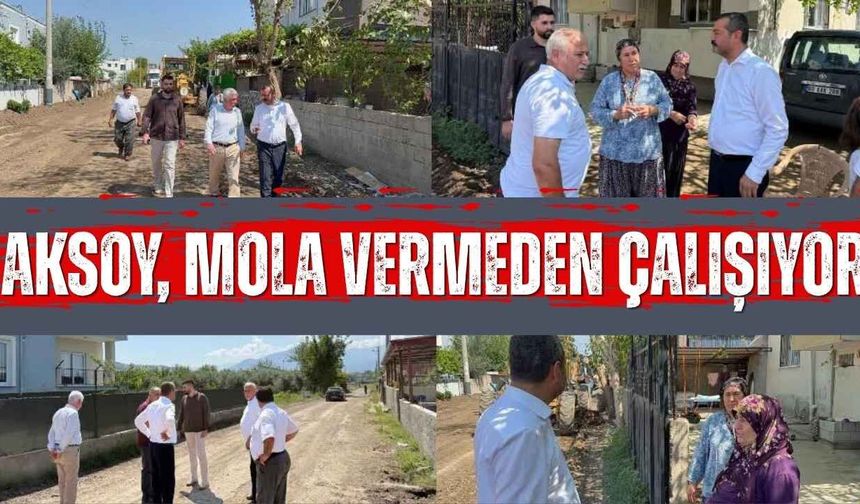 Yarbaşı'nda Sıcak Asfalt Öncesi Mesai Hızlandı