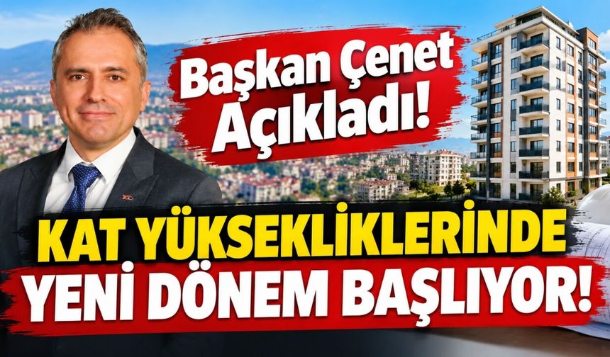 Başkan İbrahim Çenet Osmaniye'nin Yeni İmar Planı Detaylarını Açıkladı