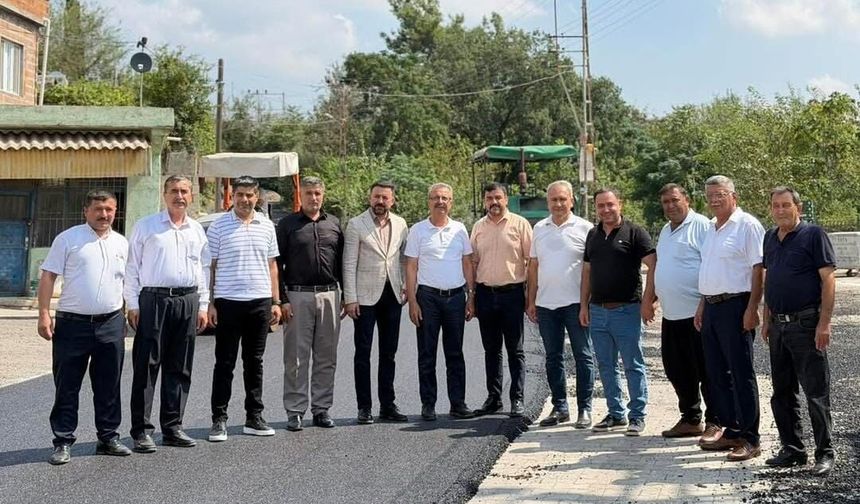 Ellek’te Asfalt Çalışmaları Yerinde İncelendi