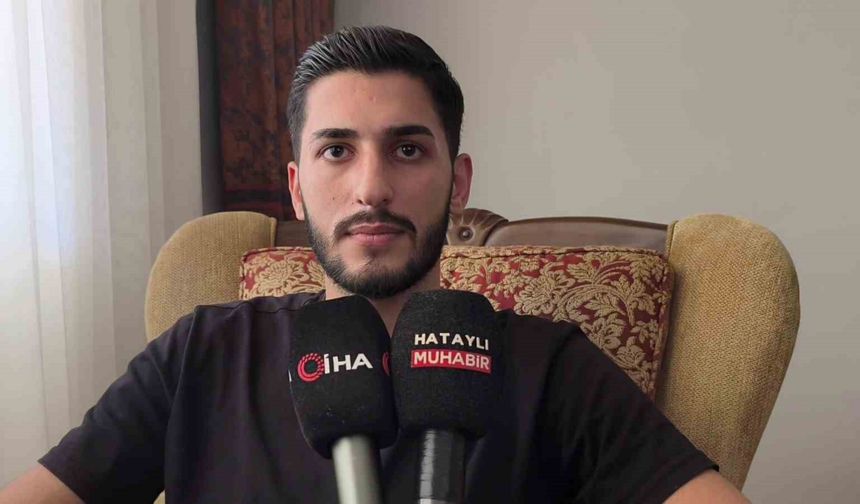 Girne açıklarında batan gemide genç ölüm kalım mücadelesini verdi