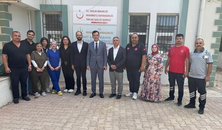 Kaymakam Yelli’den Hasanbeyli Toplum Sağlığı Merkezi’ne Ziyaret