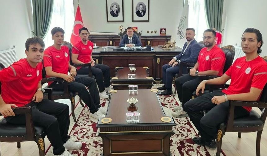 Hasanbeyli Spor Kulübü Sporcularından Kaymakam Yelli’ye Ziyaret