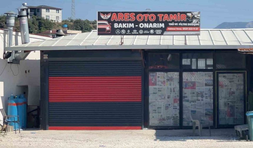 Hatay'da oto tamirhanesinde patlama meydana geldi