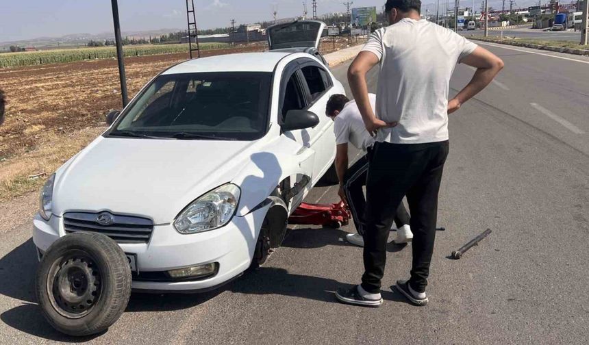 KPSS sonrası evine giden sürücü kaza yaptı