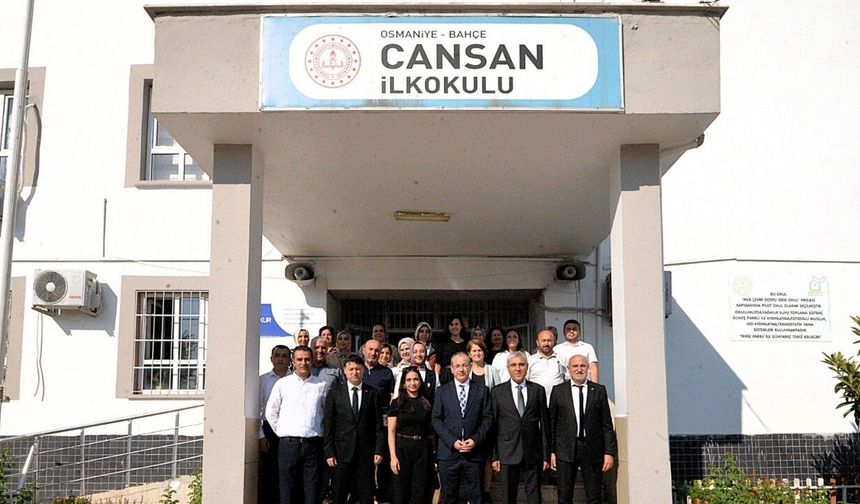 MEB Genel Müdürü Arslantaş'tan Osmaniye Bahçe'de Eğitim Temasları