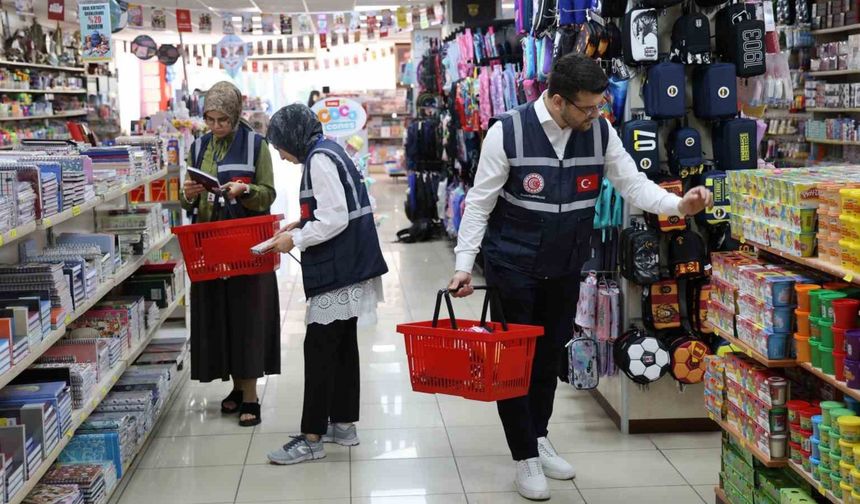 Mevzuata aykırı kırtasiye ürünleri tespit edilirse cezai işlem uygulanıyor