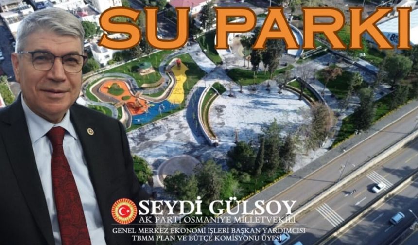 Milletvekili Seydi Gülsoy Duyurdu! Osmaniye Su Parkı Kapılarını Açtı
