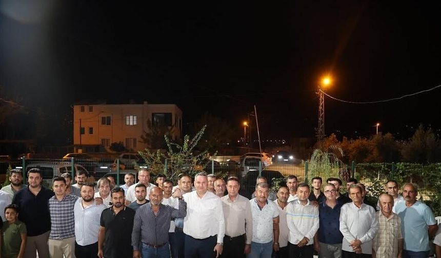 Başkan Mustafa İba, Çiftlik Mahallesi’nde Vatandaşlarla Buluştu