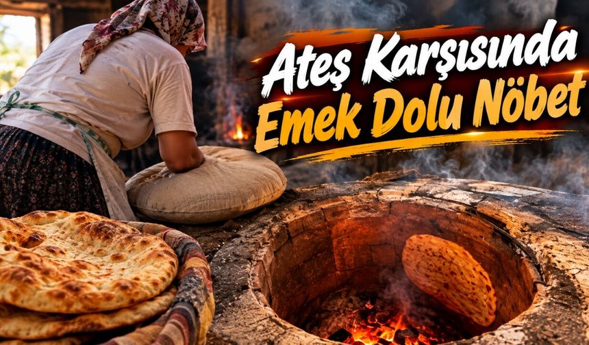 Osmaniye’de Tandır Ekmeği Geleneği Yaşatılıyor