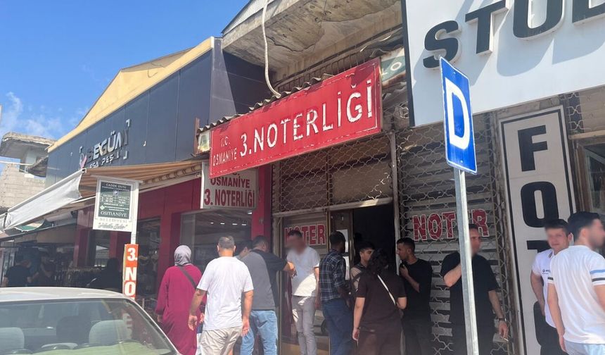 Osmaniye'de hafta sonu nöbetçi noter çilesi!
