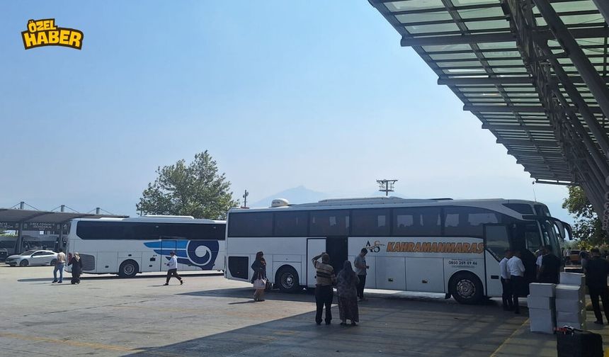 Osmaniye'de otogara giden pişman!