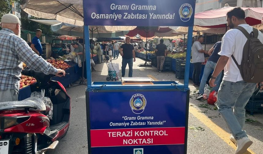 Osmaniye Pazarlarında Yeni Dönem! Artık Kimse Gramaj Hilesi Yapamayacak