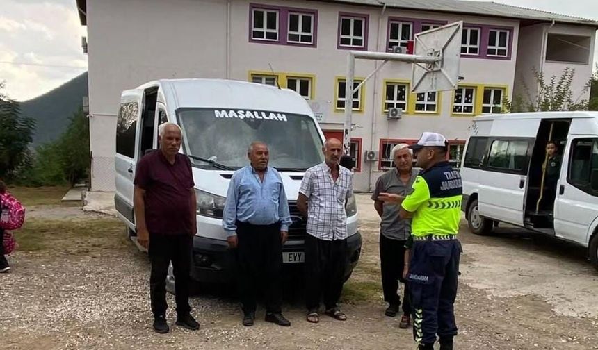 Sumbas’ta Okul Servis Araçlarına Yönelik Denetim Gerçekleştirildi