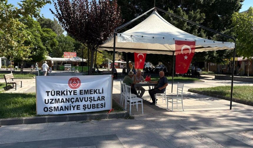 TEMUD Osmaniye’de Uzman Çavuşlar İçin İmza Kampanyası Başlattı