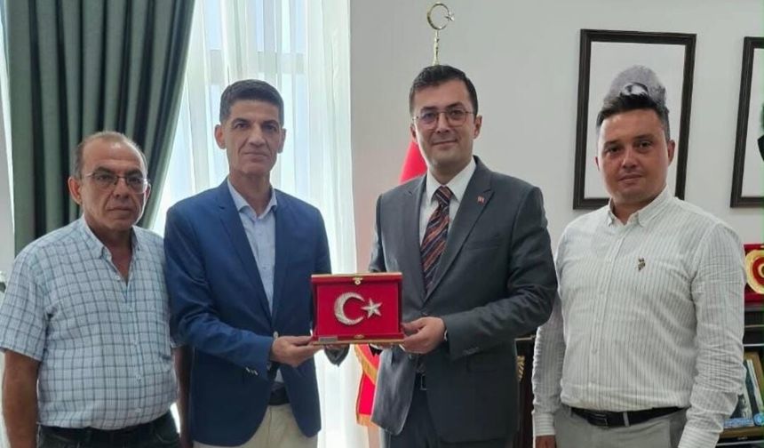 Türkiye Kamu-Sen Heyetinden Kaymakam YELLİ’ye Hayırlı Olsun Ziyareti