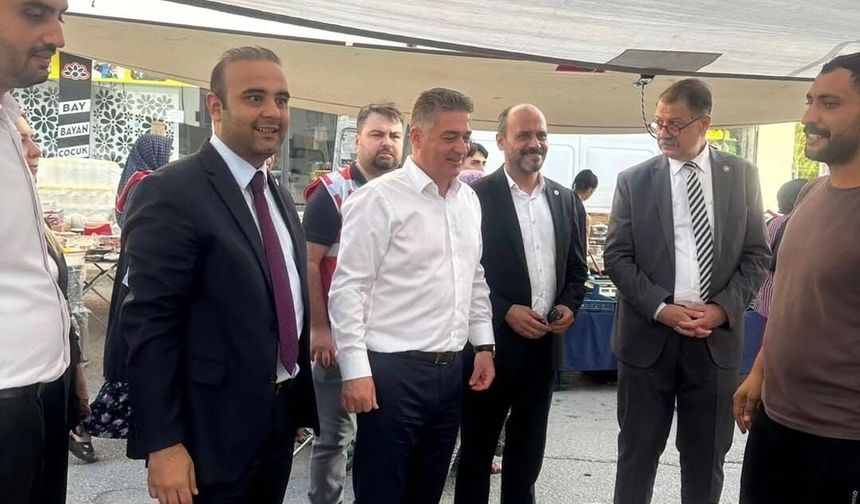 Yeni Parti Heyeti Osmaniye Semt Pazarında Esnaf ve Vatandaşlarla Buluştu