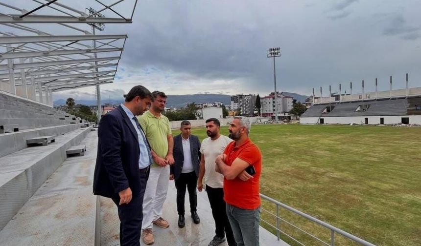 7 Ocak Stadyumu’nda Çalışmalar Hız Kesmeden Sürüyor