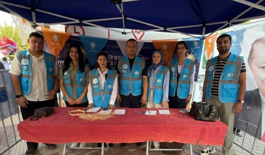 AK Gençlik, Osmaniye Fıstık Festivali’nde stand açtı