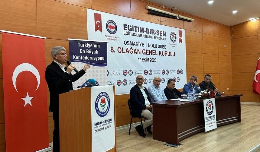 AK Parti Osmaniye Milletvekili Seydi Gülsoy, Eğitim-Bir-Sen’in Genel Kuruluna Katıldı