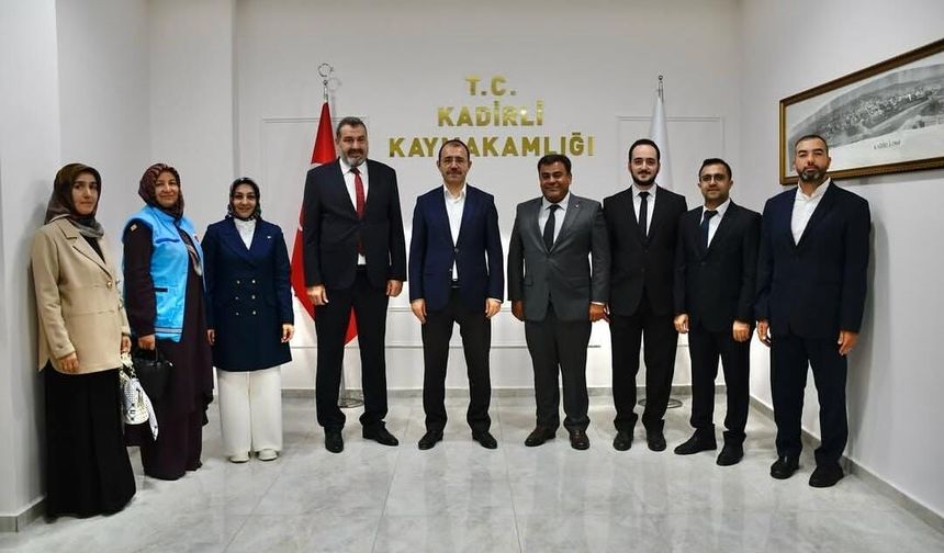 Camiler ve Din Görevlileri Haftası’nda Kadirli Kaymakamı’na Ziyaret