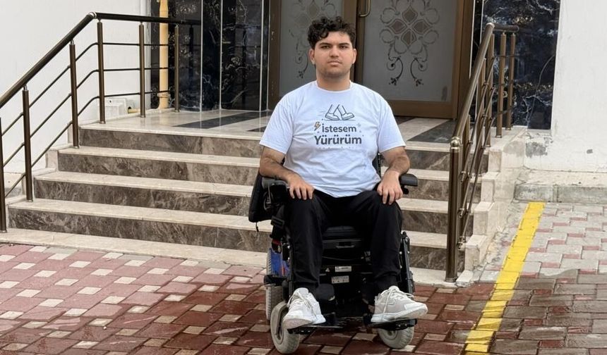 Osmaniye'de Engelli Furkan'ın Deprem Anında En Büyük Korkusu Asansör!