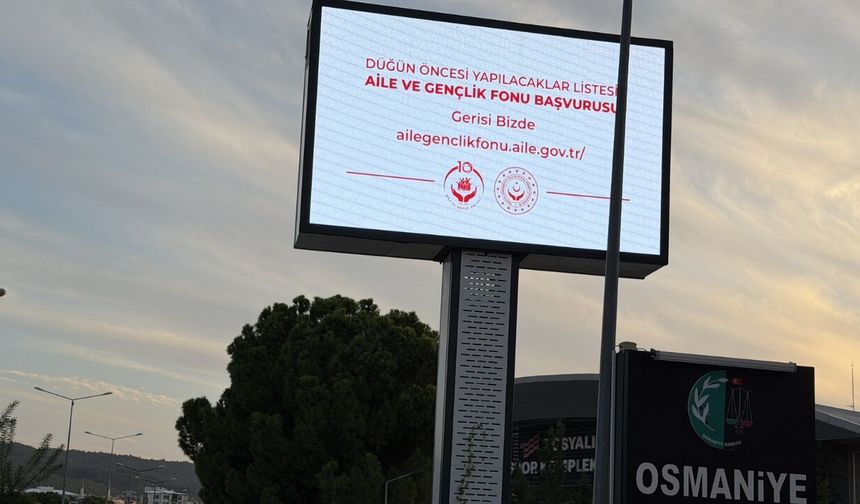 Kendi İşini Kurmak ve Evlenmek İsteyenler İçin Osmaniye'de Yeni Dönem