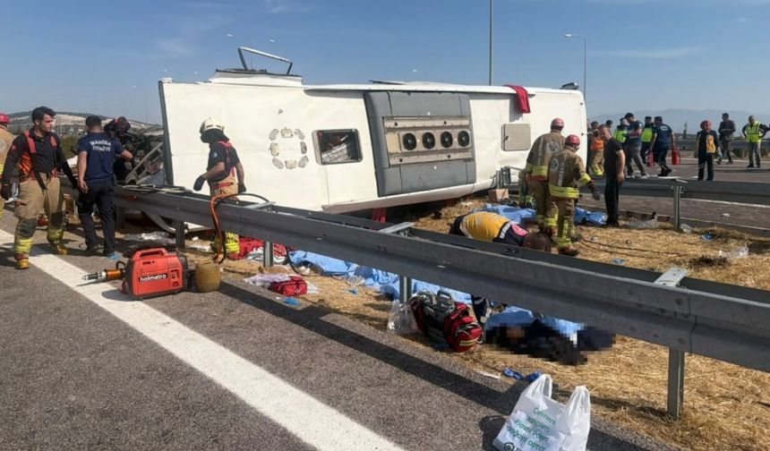 Manisa Akhisar'da Otobüs Kazası: 11 Ölü, 27 Yaralı