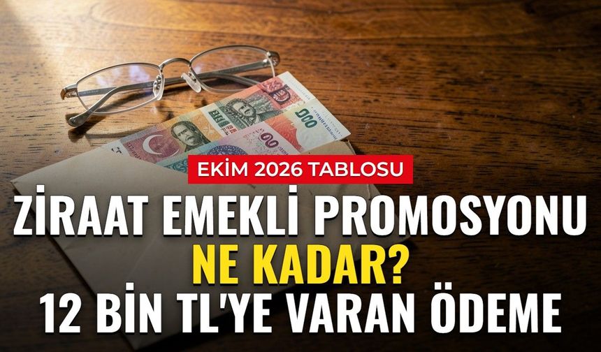 Ziraat Bankası emekli promosyonu ne kadar? Ziraat emekli promosyonu kaç TL, hangi maaşa ne kadar ödeniyor?