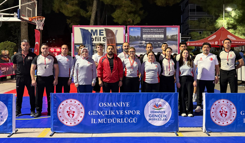 Osmaniye’de Dev 3x3 Basketbol Şöleni Başladı