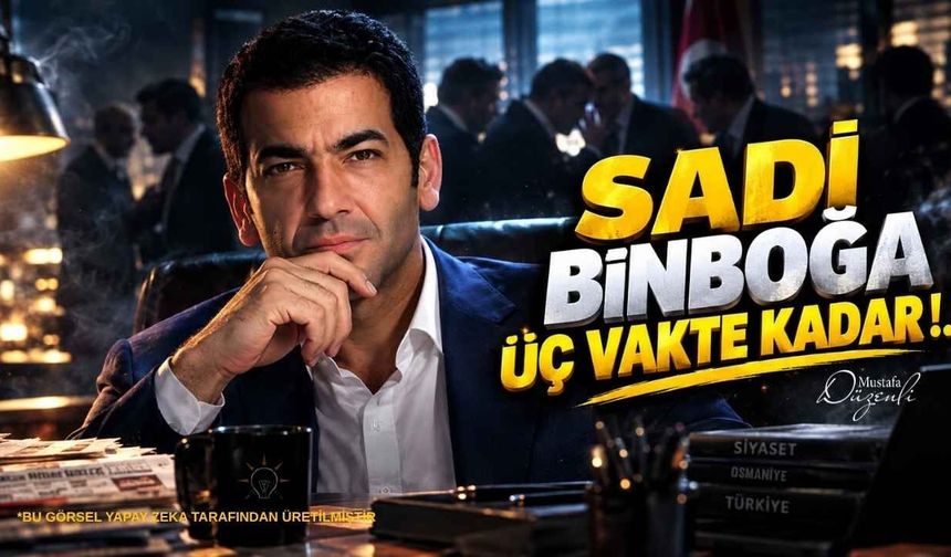 Sadi Binboğa Üç Vakte Kadar Gidecek mi!