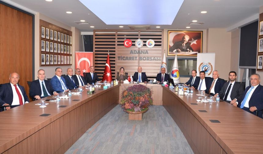 Şahin Bilgiç Adana Ticaret Borsası hedeflerini paylaştı
