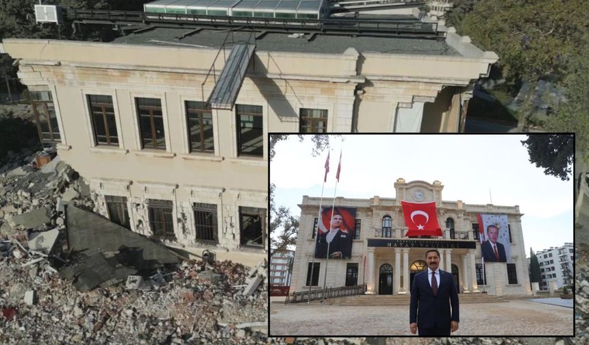 Tarihi Hatay Valiliği Bina Asrın Felaketinden Sonra Küllerinden Doğdu