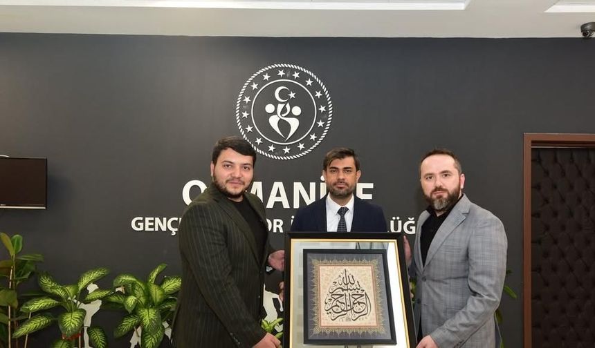 TÜGVA Osmaniye’den İl Gençlik ve Spor Müdürü Ahmet Asım Demirdöğen’e Ziyaret